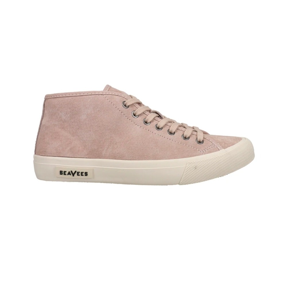 SeaVees Women's Size 5 California Special Beige Suede Mid-Top Lace Up Sneakers